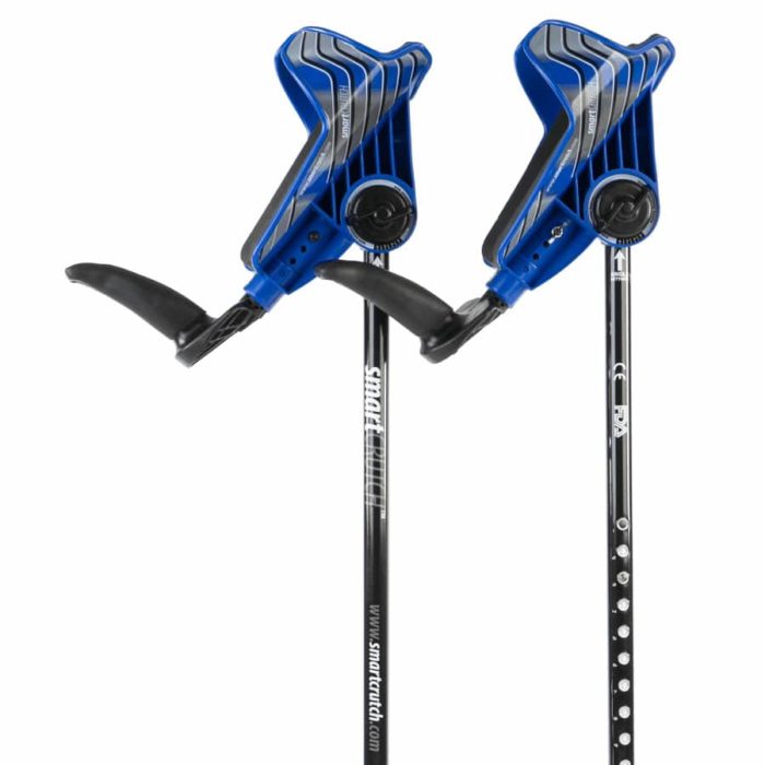 松葉杖　smartCRUTCH ブルー smartCRUTCH-Blue-