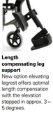 leg support Invacare - Action 3 - Standard Wheelchairs
