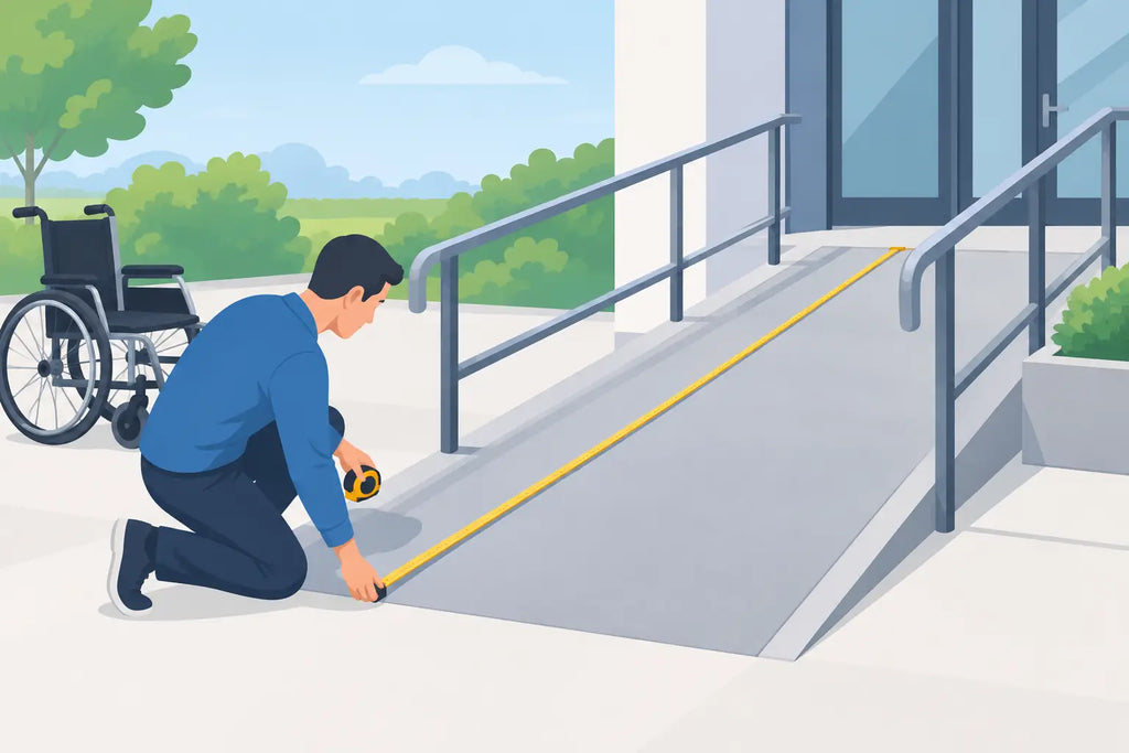 How to Measure Wheelchair Ramp Length Safely