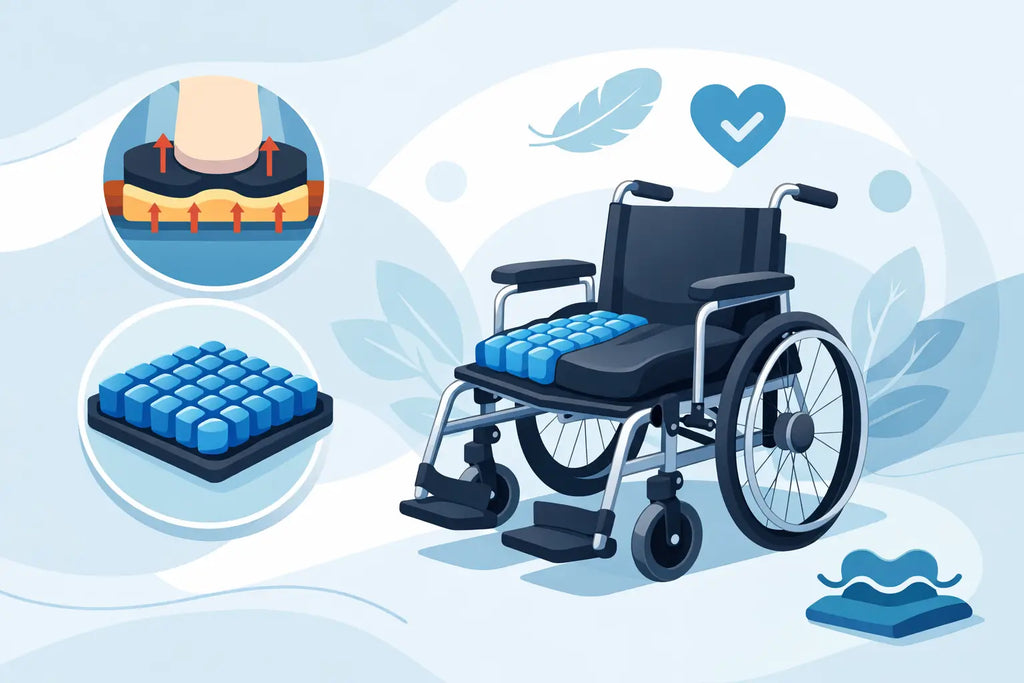 Pressure Relief Cushion Guide for Wheelchairs
