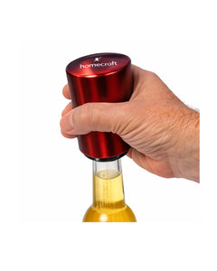 Homecraft Popper One Handed Bottle Opener, Red